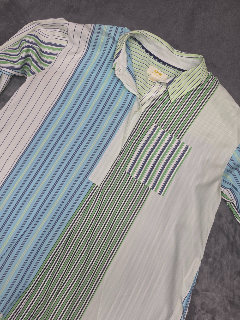 Maeve By Anthropologie Striped Button Front Shirt Dress Size Xs